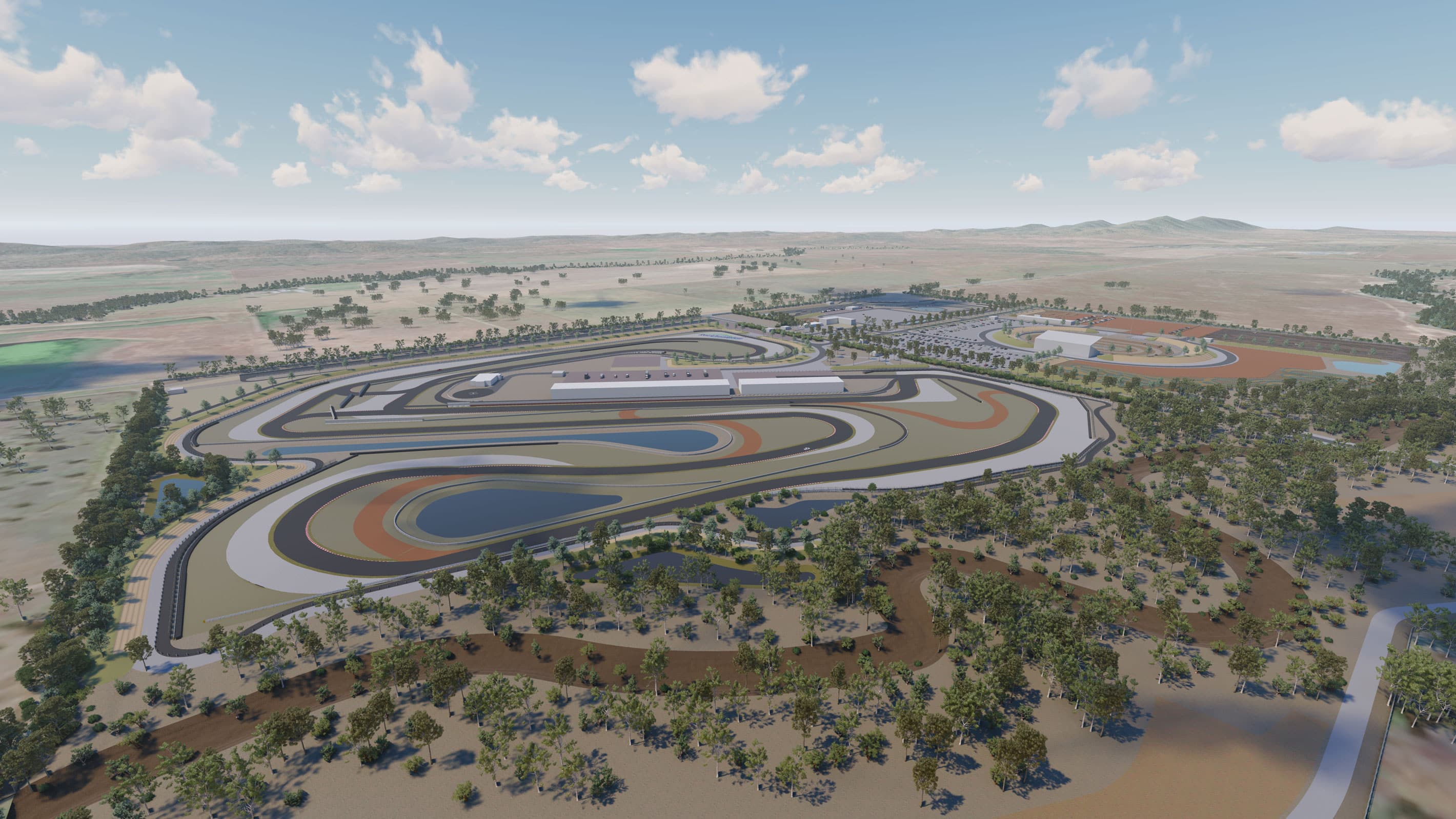 Rockhampton render site track