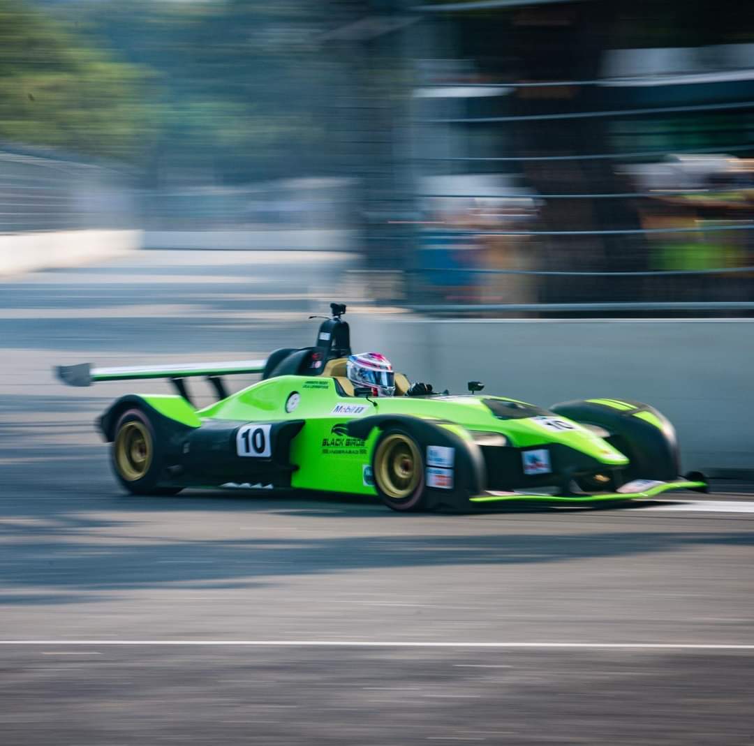 HYD street circuit track car in action