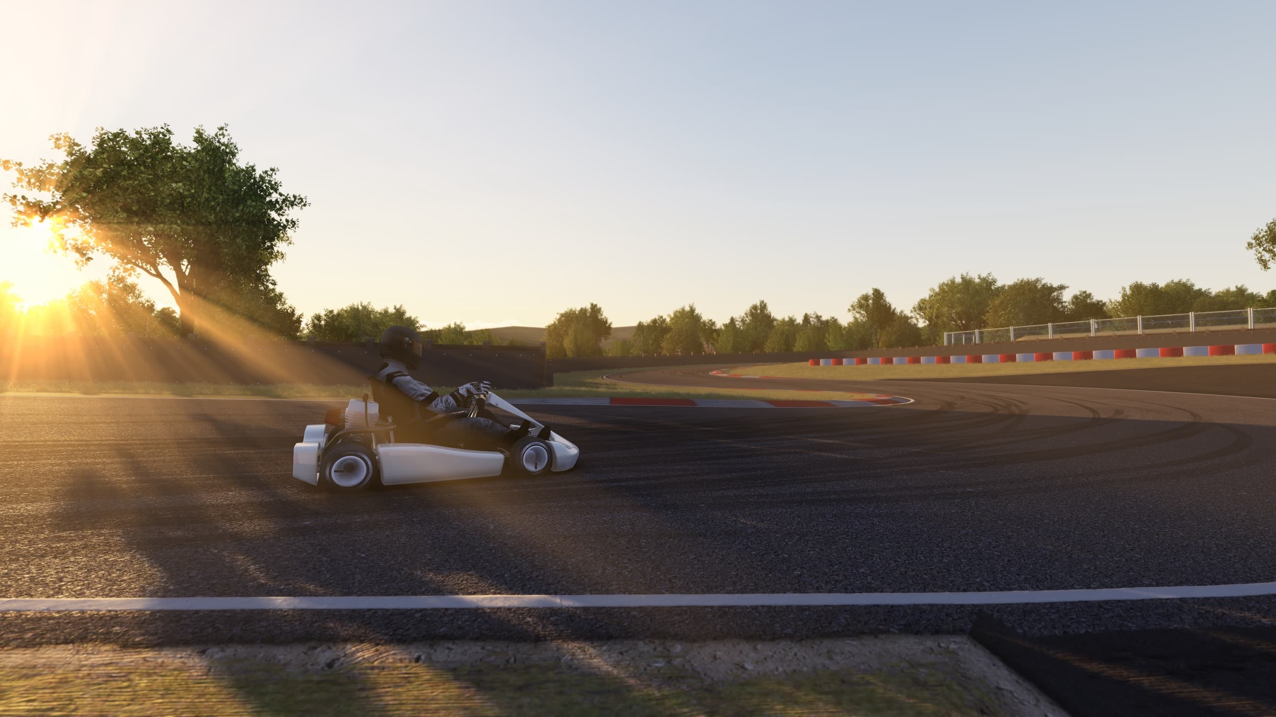 virtual race track model